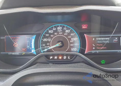 2013 Ford C-Max Hybrid Se из США, поврежденный, VIN 1FADP5AU8DL529816